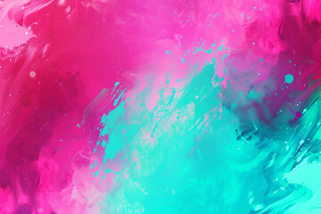 Neon pink and turquoise vibrant abstract blur, designed to energize and invigorate.