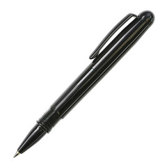silver ballpoint pen