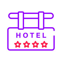 Hotel Sign Dual Tone