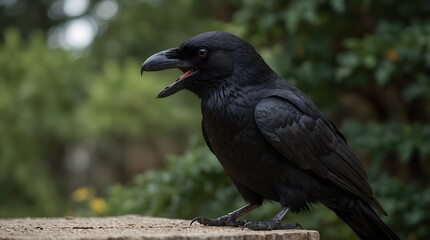 A short story about a mischievous crow causing havoc in a small town ai_generated