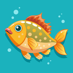 Naklejka premium goldfish