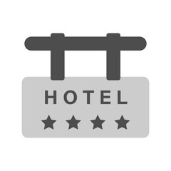 Obraz premium Hotel Sign Dual Tone Classic