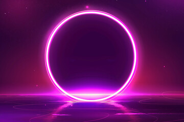 Vibrant neon purple abstract for dynamic entertainment and club marketing.