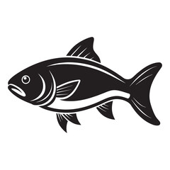  Fish  Carp fish cartoon vector illustration