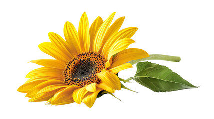 Fototapeta premium sunflower isolated on white