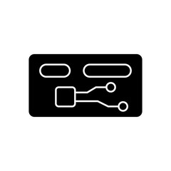 Obraz premium Keycard Glyph