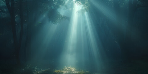 The rays of the sun create lighting effects. The texture of sunlight.