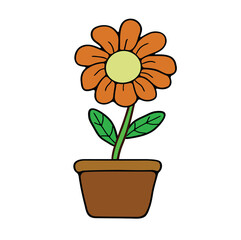 Brighten your space with our flower drawing, capturing delicate beauty and natural elegance.