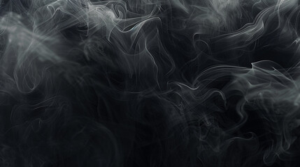 Obraz premium Onyx smoke swirls mysteriously, enhancing themes of elegance and sophistication.