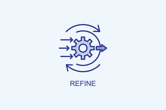 Refine Vector Icon Or Logo Illustration