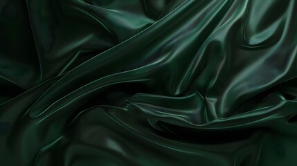 Obraz premium Dark green product background. 