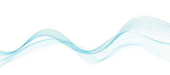 abstract blue wave background