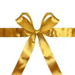 golden ribbon bow