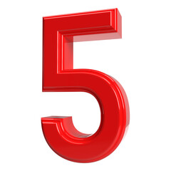 5 number 3d