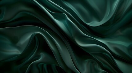 Obraz premium Dark green product background. 