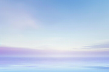 Tranquil abstract blur in sky blue and lavender, offering a peaceful and serene atmosphere for relaxation.