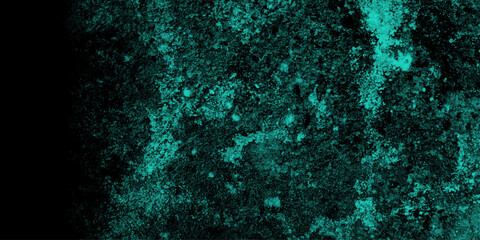 Cyan abstract grunge old concrete wall texture stain isolated overlay decorative vintage background.