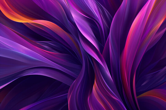 Vibrant violet design energizes with lively colors, creating an engaging atmosphere.