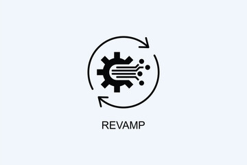 Revamp Vector Icon Or Logo Illustration