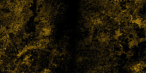 Yellow abstract grunge old concrete wall texture stain isolated overlay decorative vintage background.