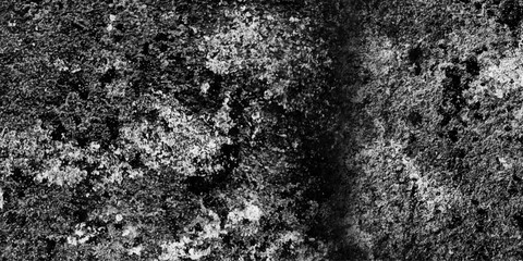 Black and white abstract grunge old concrete wall texture stain isolated overlay decorative vintage background.