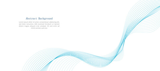 abstract blue wave background with copy