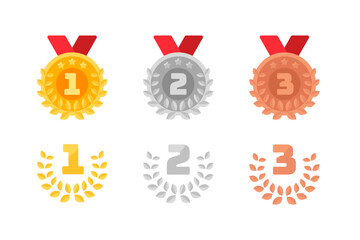 Medal Coin with Laurels and Stars collection