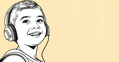 Fototapeta premium Happy music time