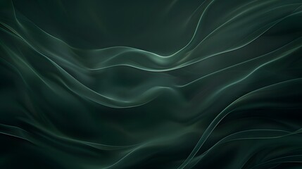 Obraz premium Dark green product background. 