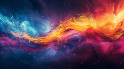 Fototapeta premium Infuse your designs with the electrifying energy of popping colors that demand attention. From dynamic compositions to colorful backgrounds, create eye-catching visuals that grab the viewer's gaze