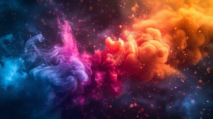 Infuse your designs with the electrifying energy of popping colors that demand attention. From dynamic compositions to colorful backgrounds, create eye-catching visuals that grab the viewer's gaze