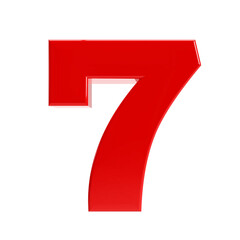 7 number 3d