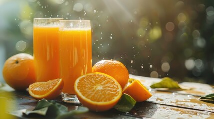 The importance of freshly prepared orange juice for promoting products