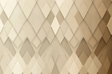 Beige gradient geometric diamonds exemplify subtle sophistication and style.