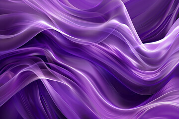 Fototapeta premium Violet abstract with flowing waves, creating a dynamic sense of motion.