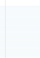 Naklejka premium Notebook paper background. Blank pages of a notebook
