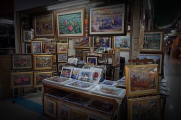 Art Frames and oil paintings Gallery from Thailand.	