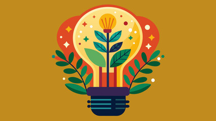  A retro-inspired design of a light bulb
