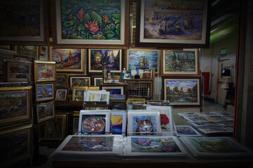art  frames and oil paintings gallery from thailand