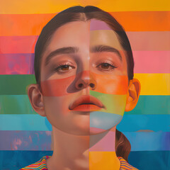 Pride LGBTQ painting