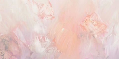 Fototapeta premium Soft Textured Abstract Painting with Strokes of Pastel Hues