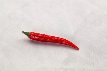 Spice ripe red chili pepper