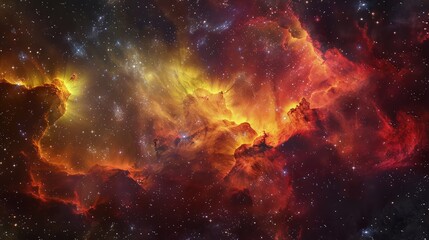 A mesmerizing space background featuring a swirling galaxy with vibrant colors and twinkling stars, creating a sense of depth and mystery.