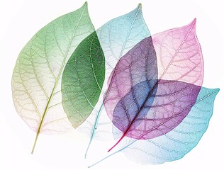 "Vivid Leaf Art Print"