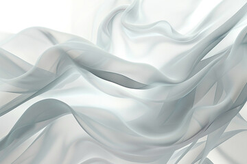 Obraz premium Soft grey and white abstract perfect for contemporary art spaces.