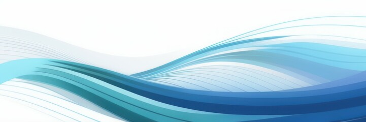 abstract blue wave background Web Banner Design for Enhanced User Experience