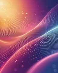 abstract background with glowing lines Web Banner Design for Enhanced User Experience