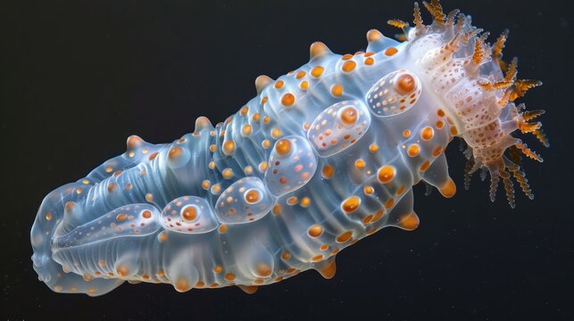 Sea cucumber Holothuria tubulosa Also known as cotton spinner. Generative AI Tecnology
