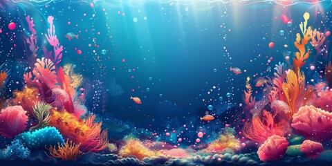 Captivating Underwater World of Coral Reefs and Marine Life