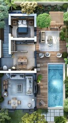 Modern House with Serene Swimming Pool